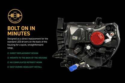Morimoto Supercharged Drivers for XB EVO Headlights | 2014–2021 Toyota Tundra