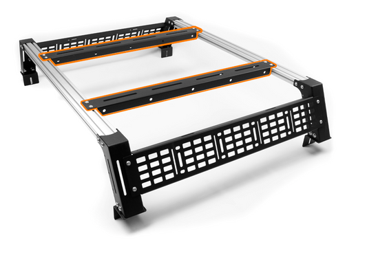 Cali Raised Overland Bed Rack Top MOLLE Panel