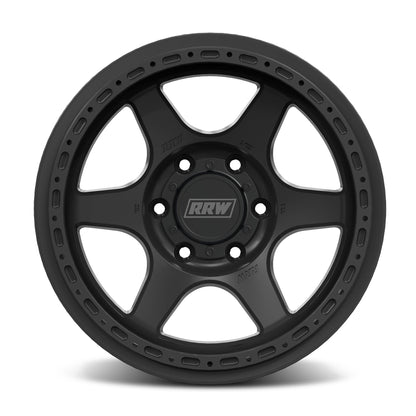 RRW RR2-H Flow Form 17x8.5 Hybrid Beadlock - Matte Black