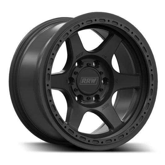 RRW RR2-H Flow Form 17x8.5 Hybrid Beadlock - Matte Black