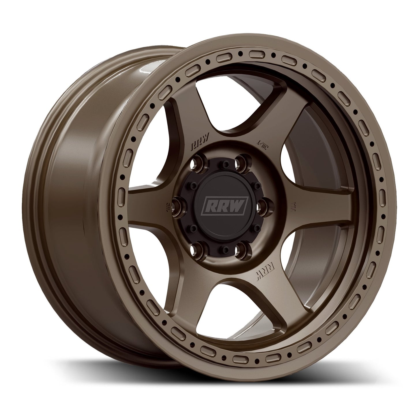 RRW RR2-H Flow Form 17x8.5 Hybrid Beadlock - Matte Bronze