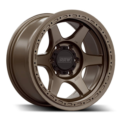 RRW RR2-H Flow Form 17x8.5 Hybrid Beadlock - Matte Bronze