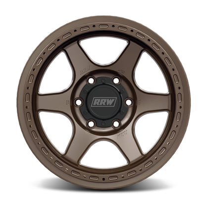 RRW RR2-H Flow Form 17x8.5 Hybrid Beadlock - Matte Bronze