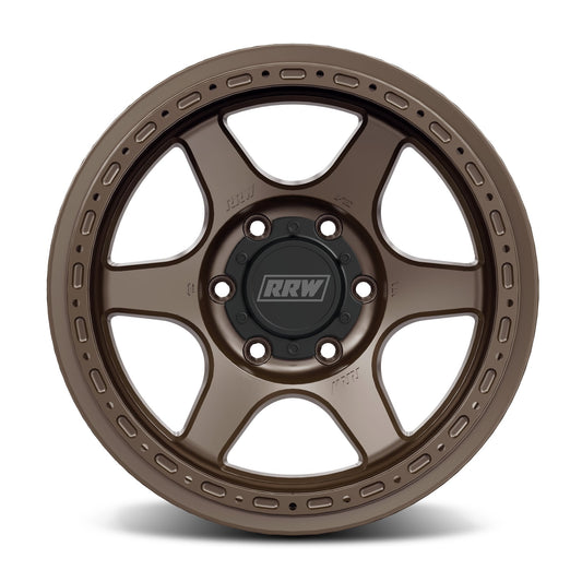 RRW RR2-H Flow Form 17x8.5 Hybrid Beadlock - Matte Bronze