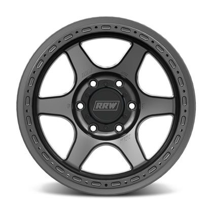 RRW RR2-H Flow Form 17x8.5 Hybrid Beadlock - Matte Gunmetal