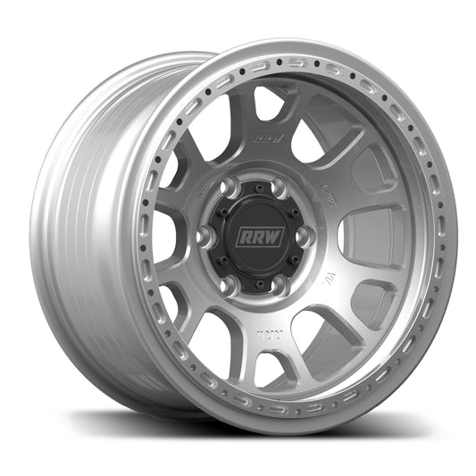 RRW RR5-H Flow Form 17x8.5 Hybrid Beadlock - Brushed Aluminum