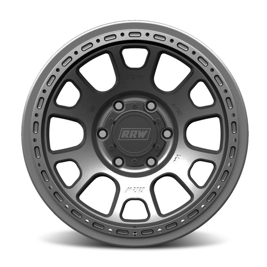 RRW RR5-H Flow Form Hybrid Beadlock - Matte Gunmetal