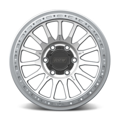 RRW RR7-H Flow Form Hybrid Beadlock Wheel - Brushed Aluminum