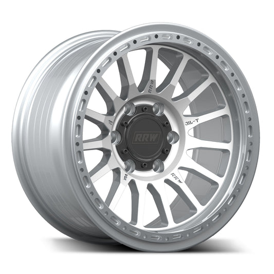 RRW RR7-H Flow Form Hybrid Beadlock Wheel - Brushed Aluminum