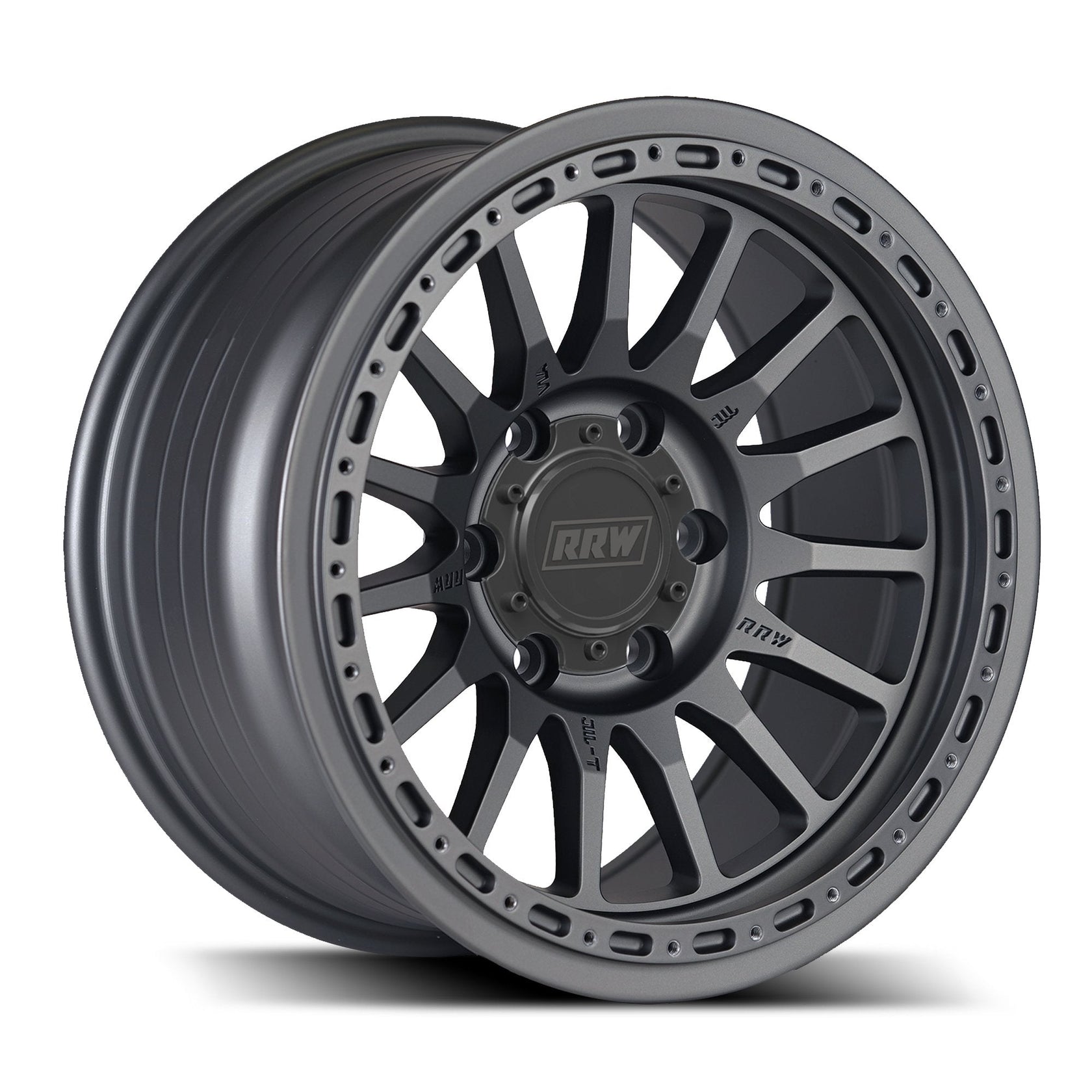 RRW RR7-H Flow Form Hybrid Beadlock Wheel - Matte Gunmetal – Trail Grid Pro