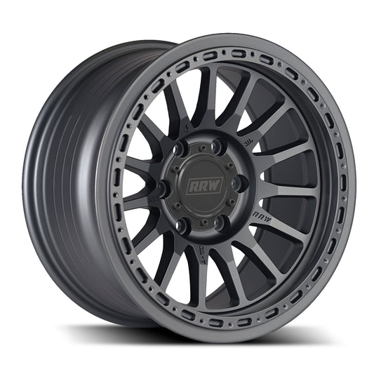 RRW RR7-H Flow Form Hybrid Beadlock Wheel - Matte Gunmetal