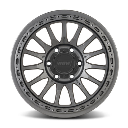 RRW RR7-H Flow Form Hybrid Beadlock Wheel - Matte Gunmetal