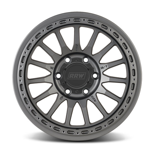RRW RR7-H Flow Form Hybrid Beadlock Wheel - Matte Gunmetal