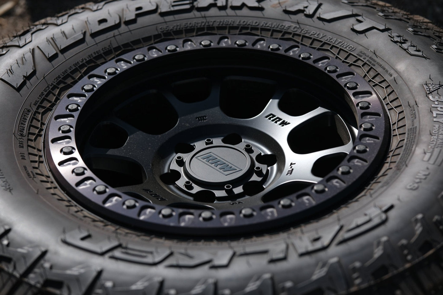 RRW RR5-H Flow Form Hybrid Beadlock - Matte Gunmetal