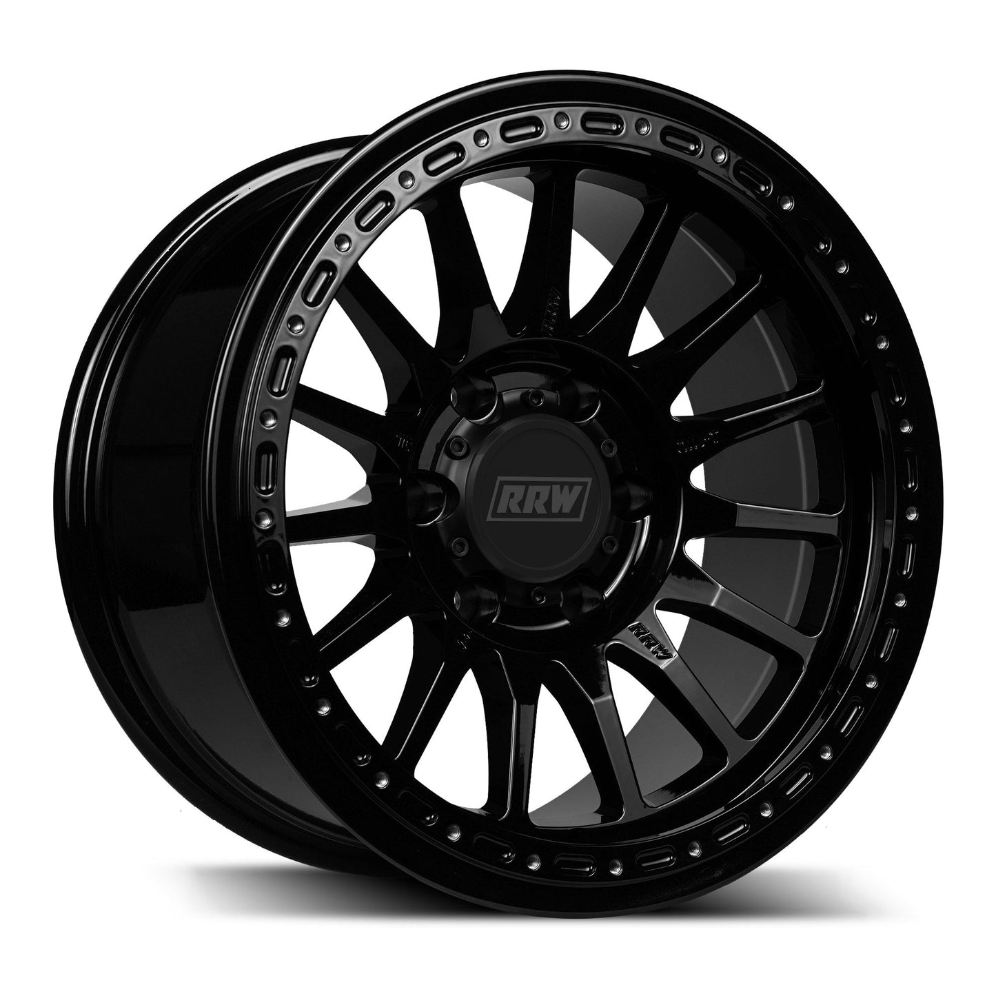 RRW RR7-H Flow Formed Hybrid Beadlock | Gloss Black