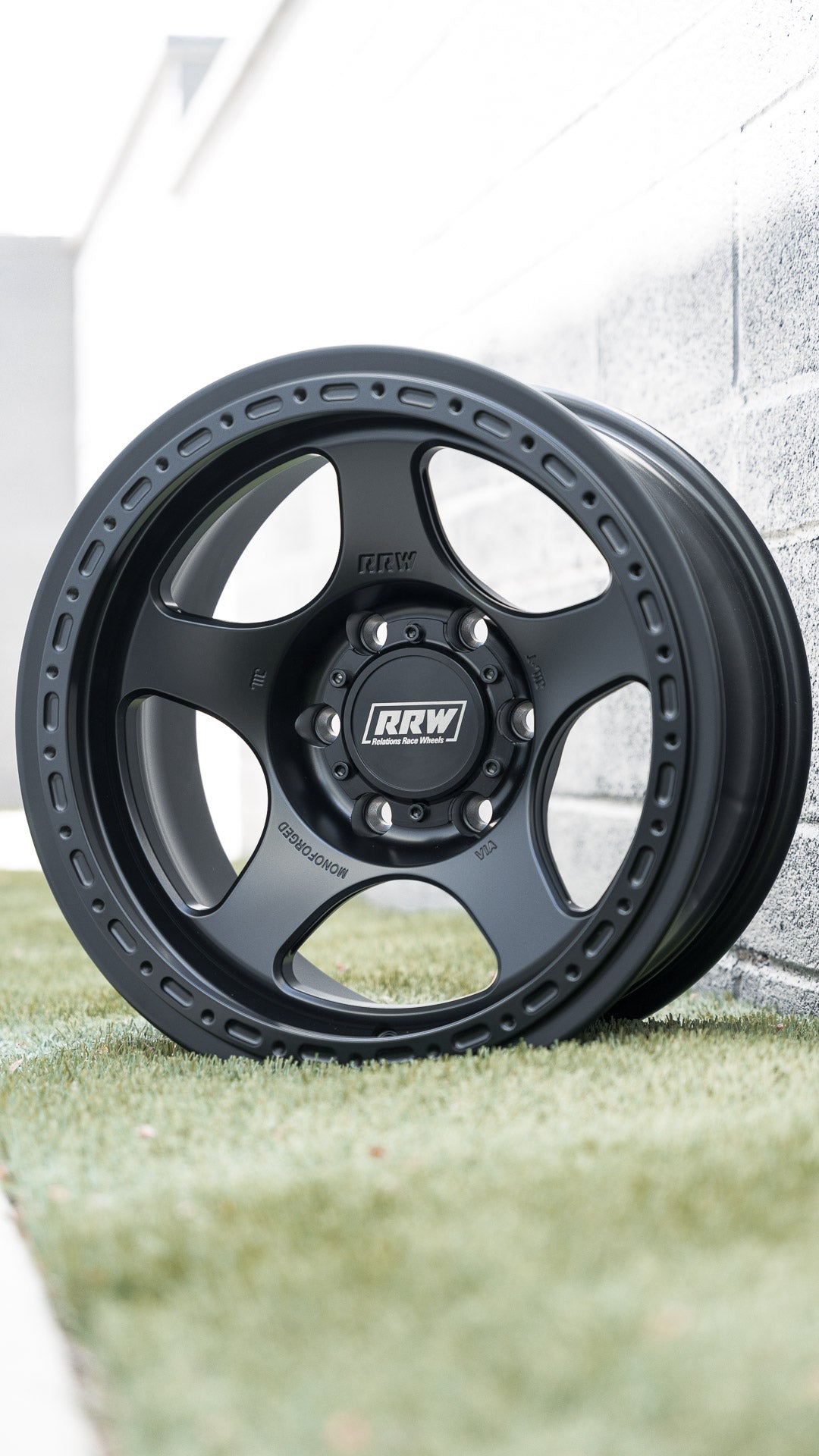 Relations Race Wheels RS4-H Hybrid MonoForged Wheel | Matte Gunmetal