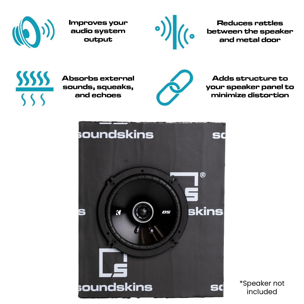 Pro Speaker Sound Deadening Speaker Kit