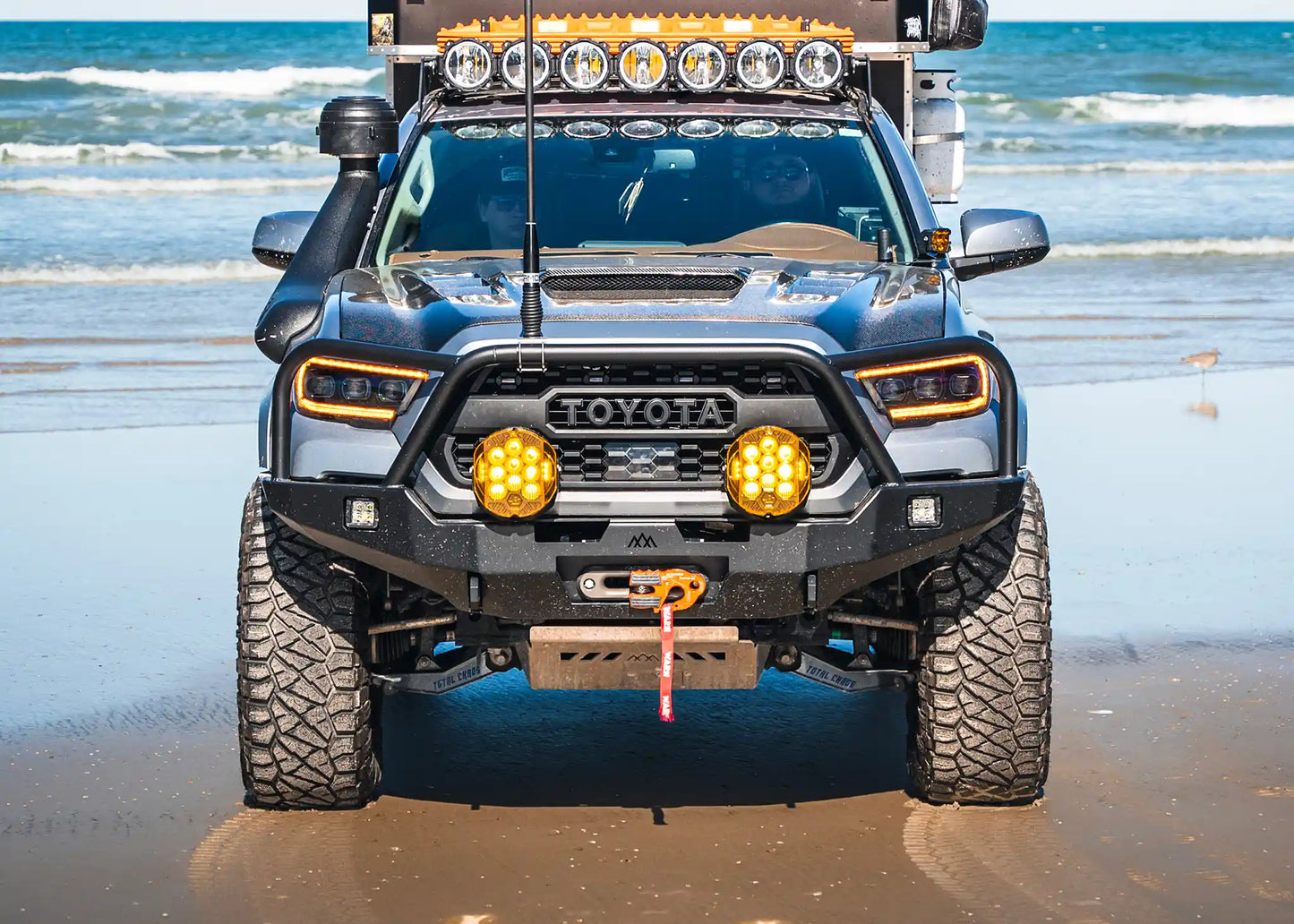 Toyota Tacoma 3rd Gen (2016-2023) Hi-Lite Overland Front Bumper [Bull Bar]