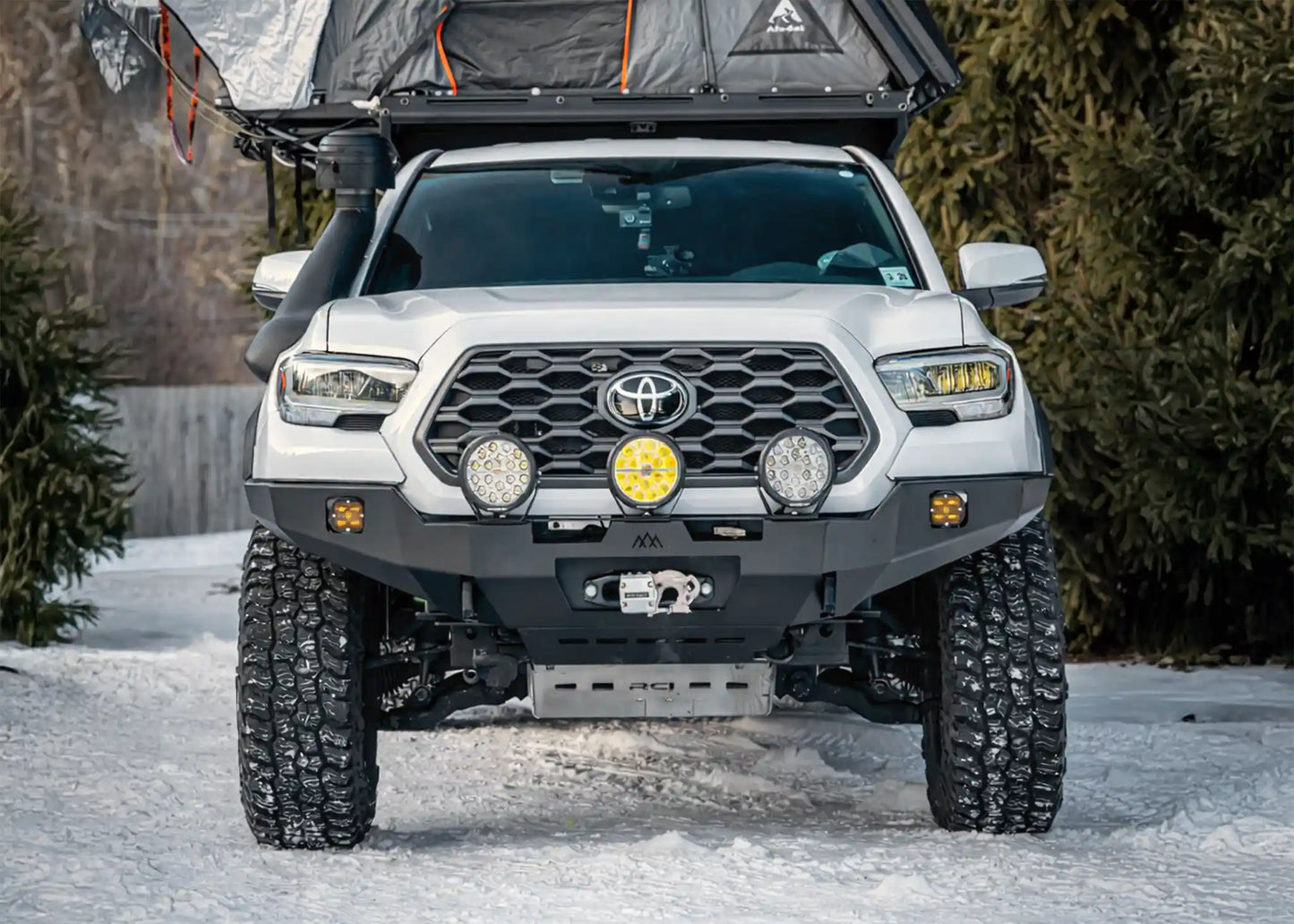 Toyota Tacoma 3rd Gen (2016-2023) Hi-Lite Overland Front Bumper [No Bull Bar]
