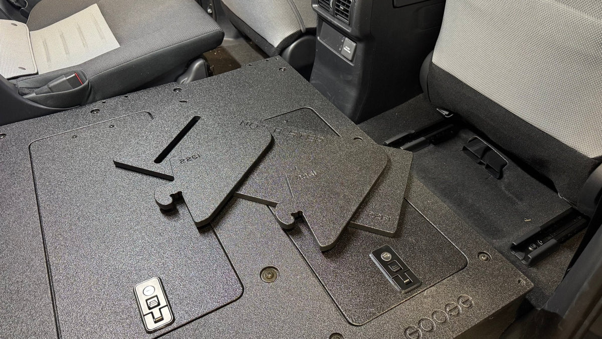 Goose Gear Seat Delete Plate System | 2025+ 4Runner (Non-Hybrid)