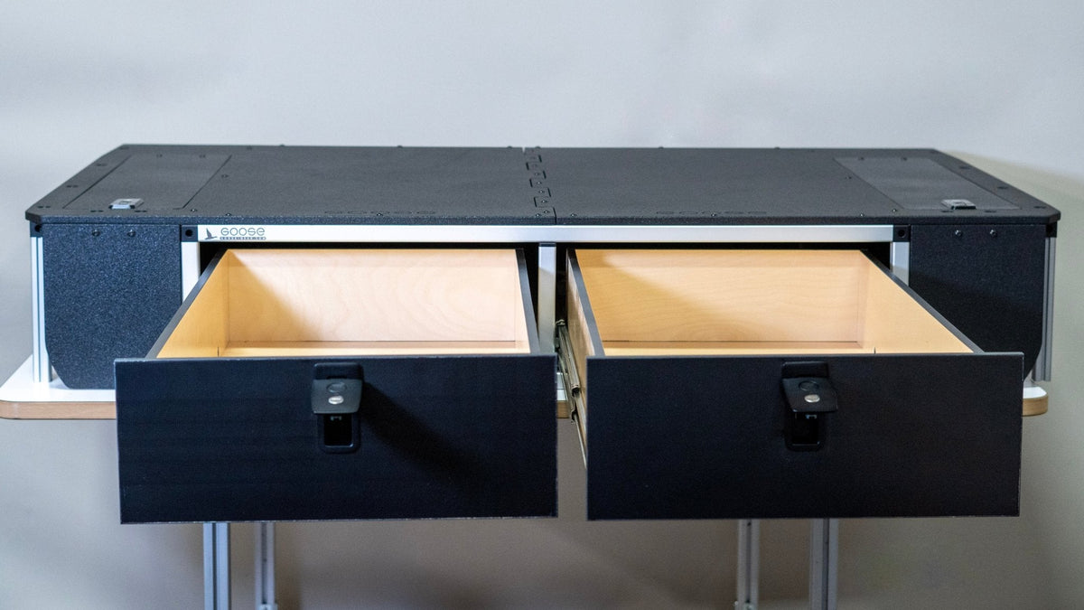 Goose Gear Fitted-Top Side x Side Drawers | '80 - '89 LC60