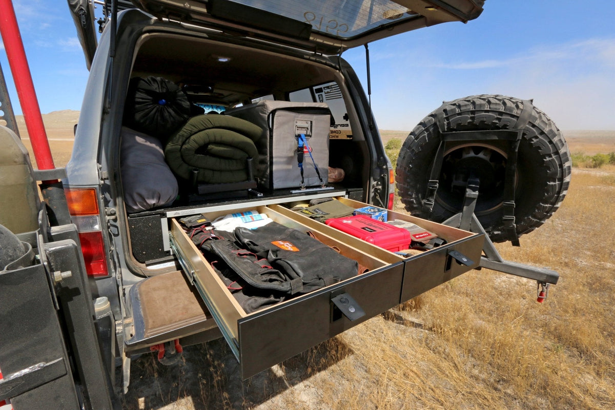 Goose Gear Fitted-Top Side x Side Drawers | '91 - '97 Land Cruiser