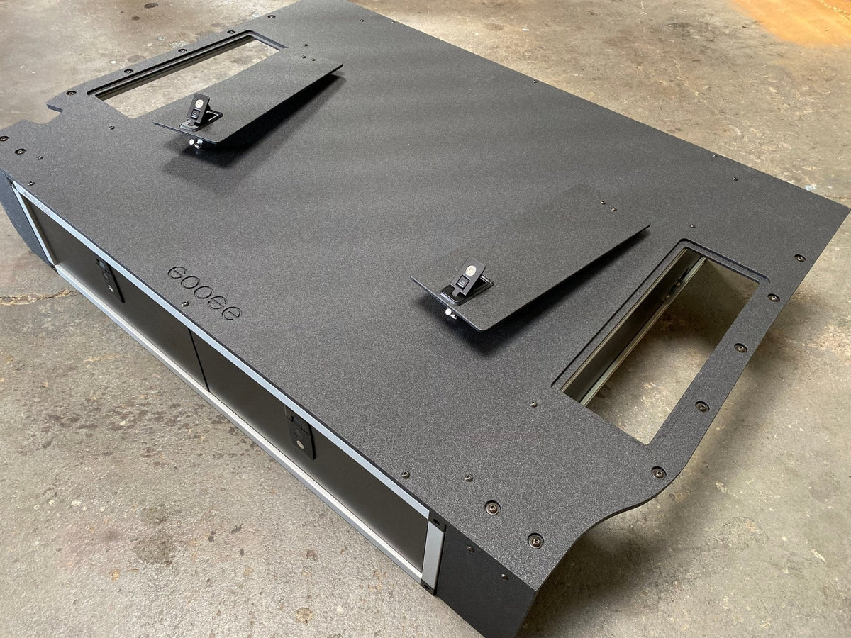 Goose Gear Fitted-Top Side x Side Drawers | '08 - '21 Land Cruiser