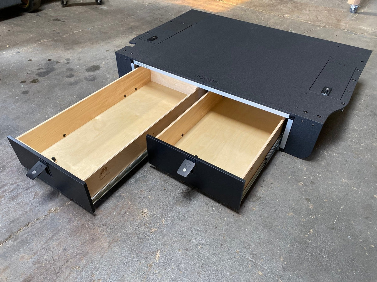 Goose Gear Fitted-Top Side x Side Drawers | '08 - '21 Land Cruiser