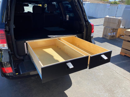 Goose Gear Fitted-Top Side x Side Drawers | '08 - '21 Land Cruiser