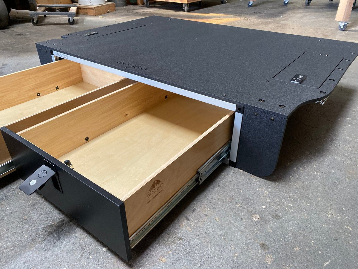 Goose Gear Fitted-Top Side x Side Drawers | '08 - '21 Land Cruiser