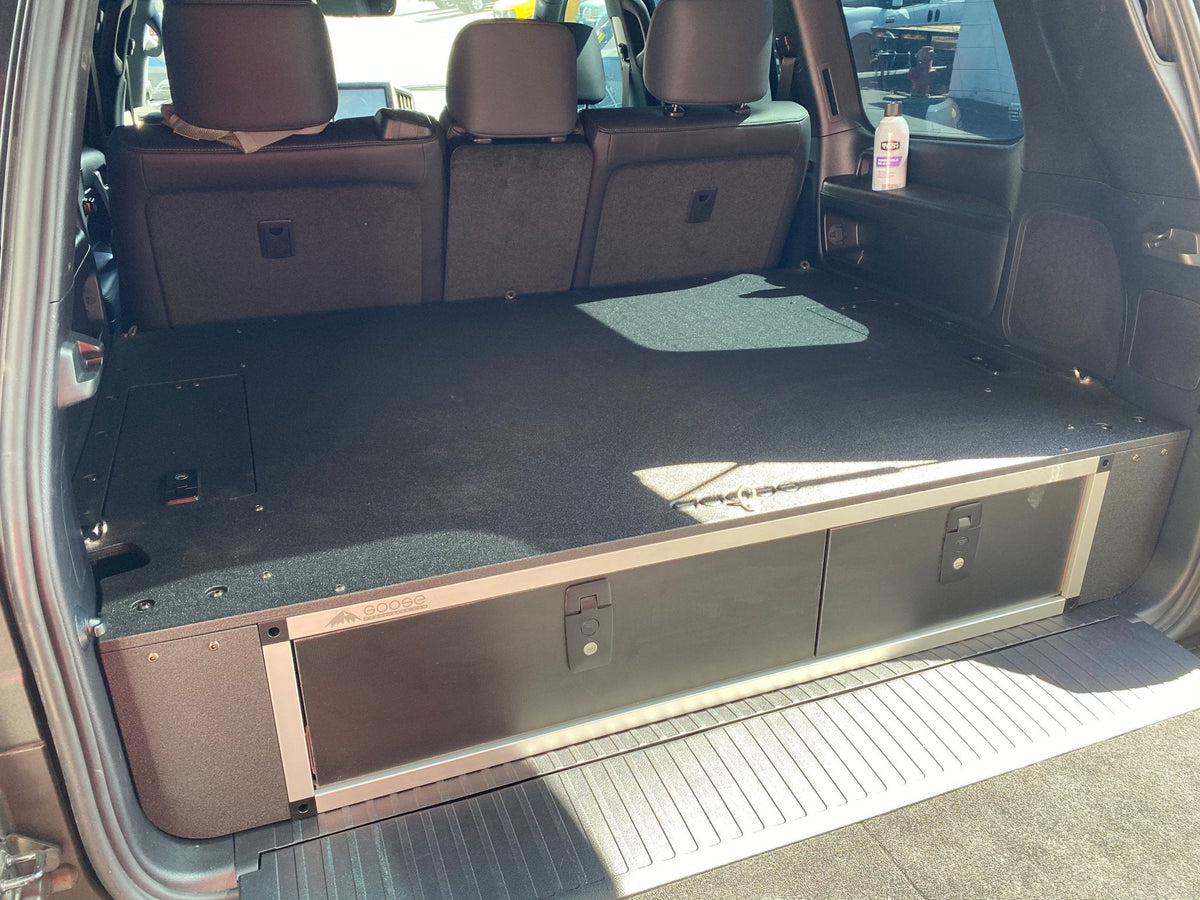 Goose Gear Fitted-Top Side x Side Drawers | '08 - '21 Land Cruiser