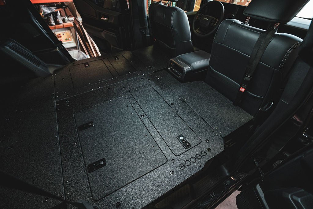 Goose Gear Plate-Based Second Row Seat Delete | 2024+ Land Cruiser 250