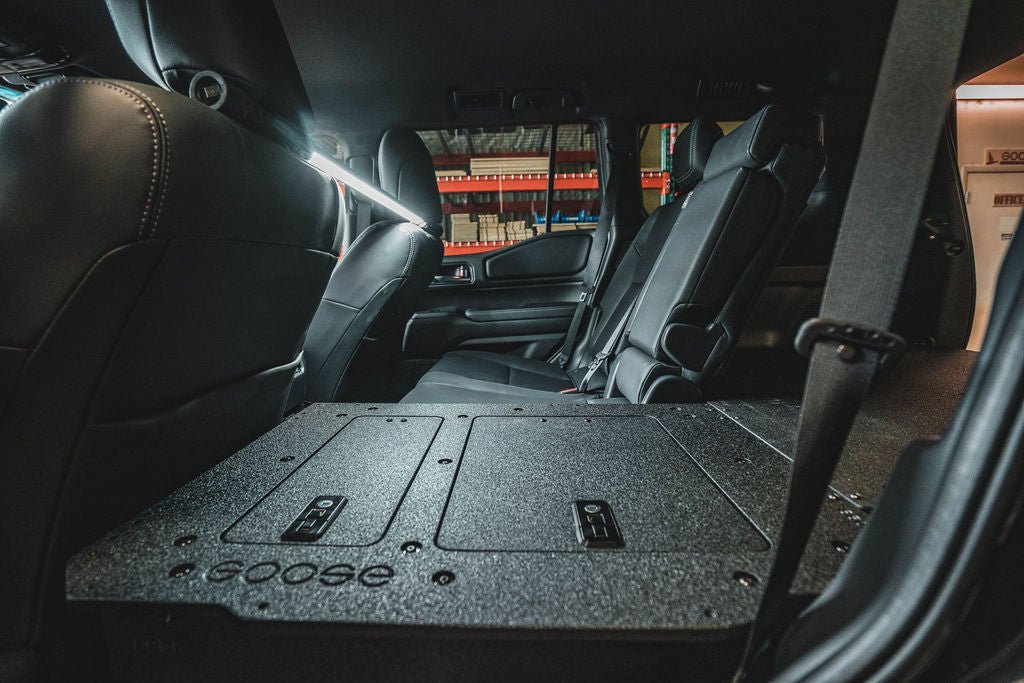 Goose Gear Plate-Based Second Row Seat Delete | 2024+ Land Cruiser 250