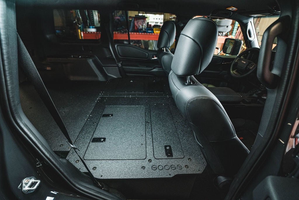 Goose Gear Plate-Based Second Row Seat Delete | 2024+ Land Cruiser 250