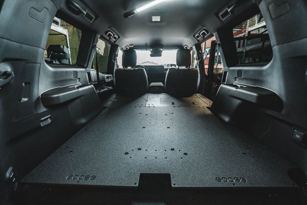 Goose Gear Plate-Based Second Row Seat Delete | 2024+ Land Cruiser 250