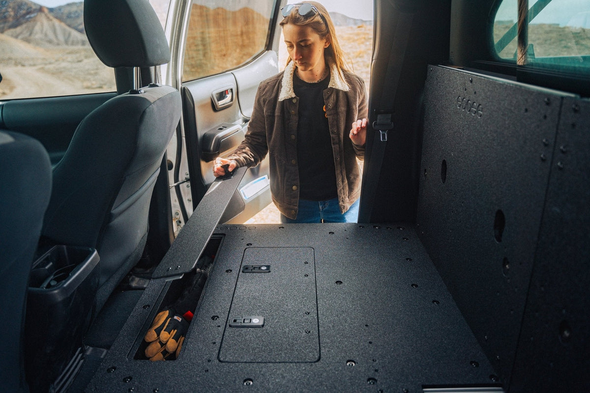Goose Gear V2 Second Row Seat Delete, Double Cab | '05 - '23 Tacoma