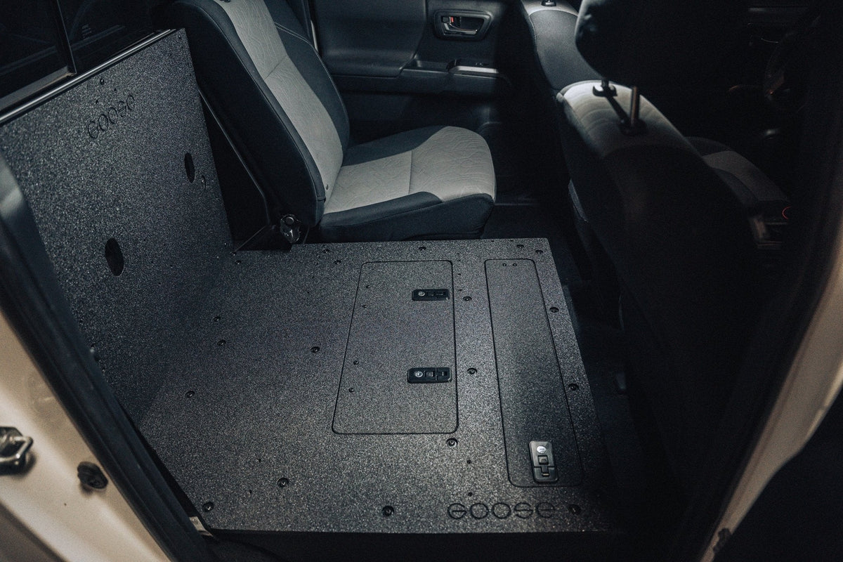 Goose Gear V2 Second Row Seat Delete, Double Cab | '05 - '23 Tacoma