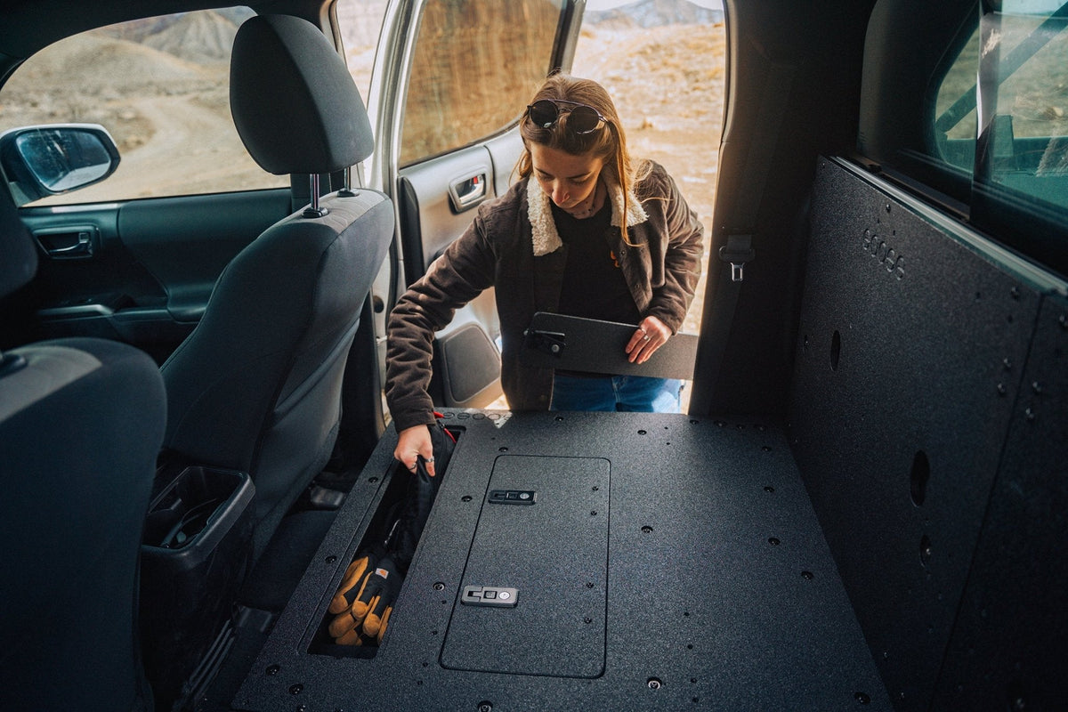 Goose Gear V2 Second Row Seat Delete, Double Cab | '05 - '23 Tacoma