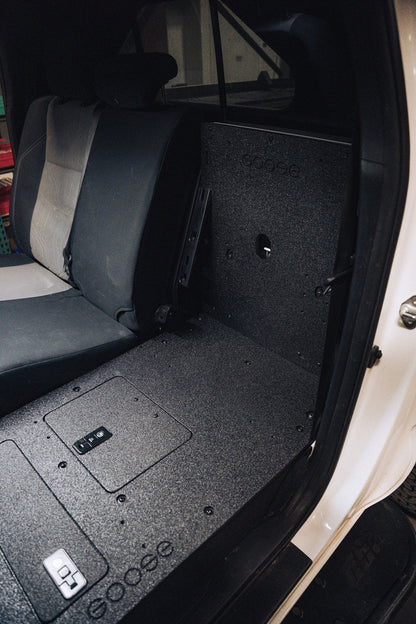 Goose Gear V2 Second Row Seat Delete, Double Cab | '05 - '23 Tacoma