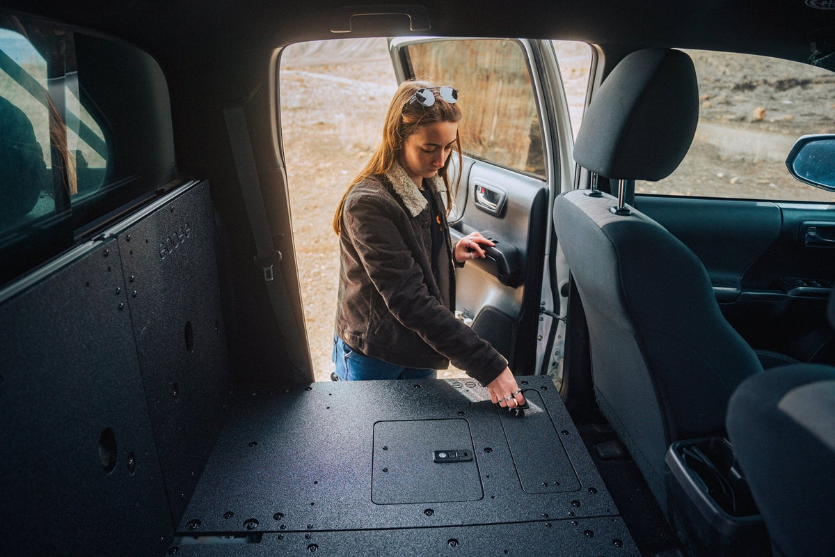 Goose Gear V2 Second Row Seat Delete, Double Cab | '05 - '23 Tacoma