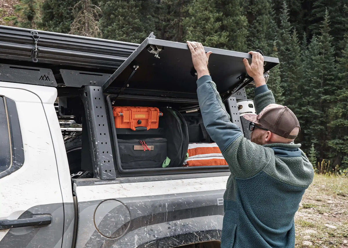 Aluminum Bed Rack Storage Box - Toyota Tacoma