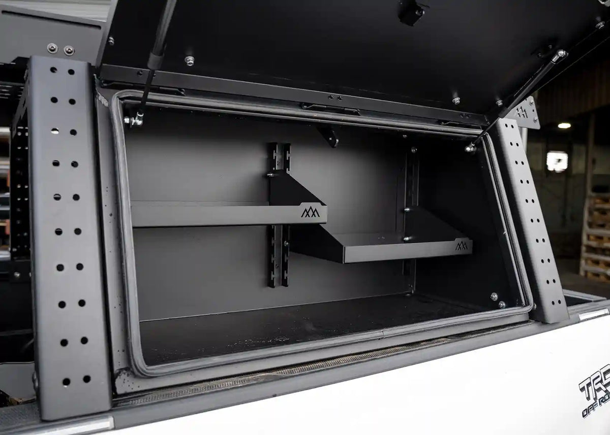 Aluminum Bed Rack Storage Box - Toyota Tacoma