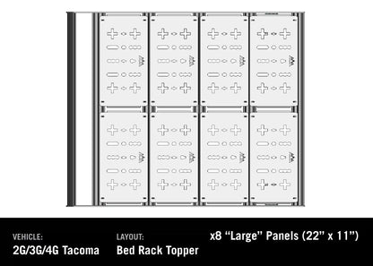 Toyota Tacoma (2005+) Bed Rack - DRIFTR Topper (Add-on)