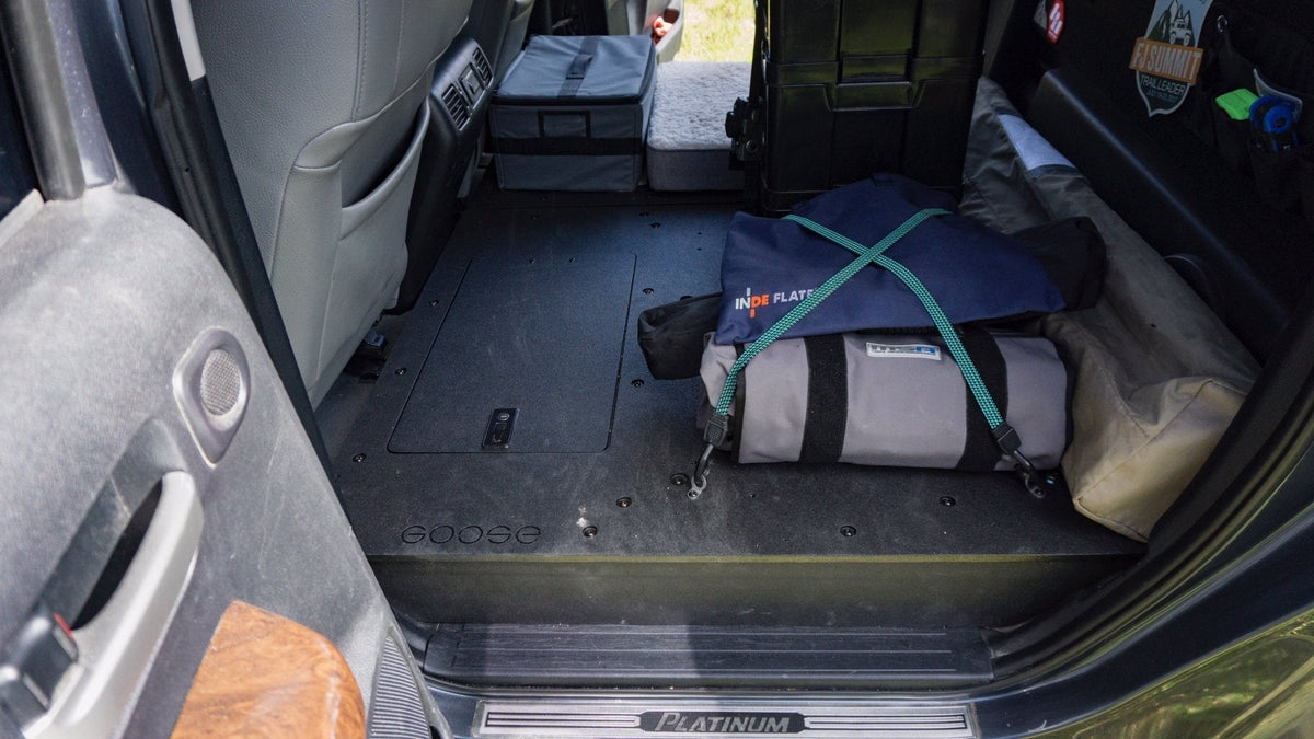 Goose Gear Second Row Seat Delete, CrewMax with Subwoofer | '07 - '13 Tundra