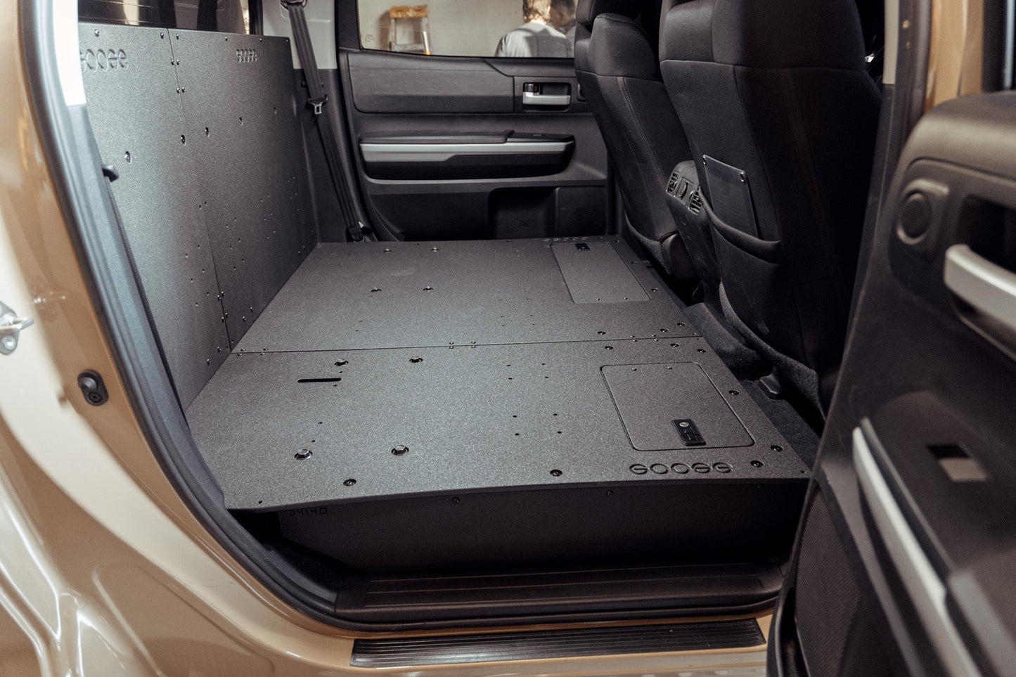 Goose Gear Tundra CrewMax Second Row Seat Delete Plate System | '14 - '21 Tundra