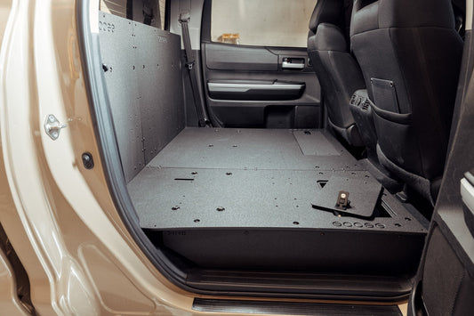 Goose Gear Tundra CrewMax Second Row Seat Delete Plate System | '14 - '21 Tundra