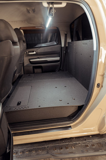 Goose Gear Tundra CrewMax Second Row Seat Delete Plate System | '14 - '21 Tundra