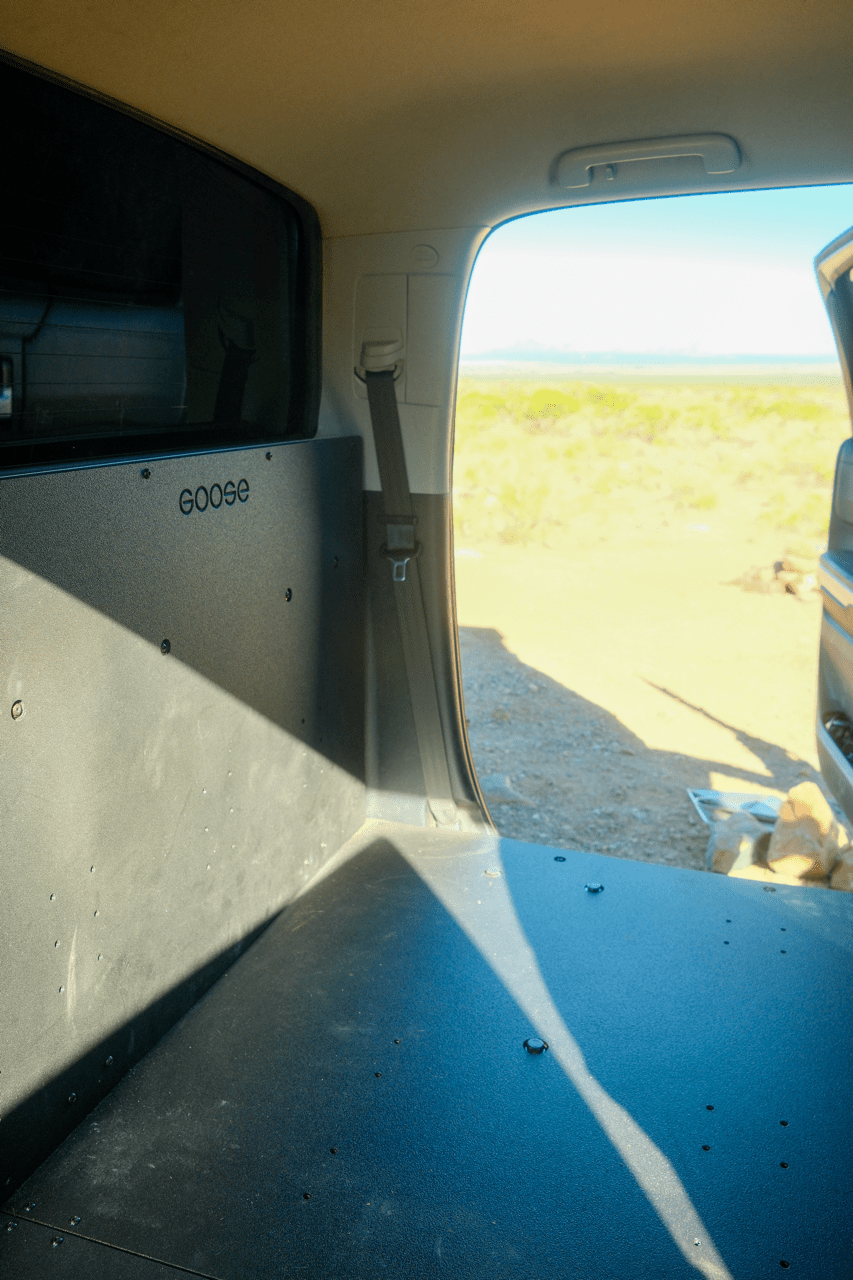 Goose Gear Tundra CrewMax Second Row Seat Delete Plate System | '14 - '21 Tundra