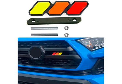 Cali Raised Tri-Color Badge Emblem Decoration