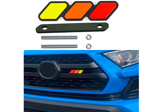 Cali Raised Tri-Color Badge Emblem Decoration